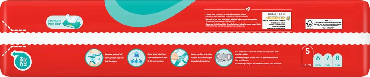 Pampers® Pampers Broek Baby Dry Maat 5 Junior, 12-17 Kg, Grootverpakking, 54 Stuks 12 Pampers® Pampers Broek Baby Dry Maat 5 Junior, 12-17 Kg, Grootverpakking, 54 Stuks - Afbeelding 10