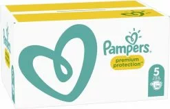 Pampers® Pampers Premium Protection Luiers - Maat 5 (11-16 Kg) - 136 Stuks - Multi-Pack -Pampers Katoenen luiers Verkoopwinkel 1200x774