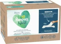 Pampers® Pampers Harmonie Hybrid - Wasbare Luier - 92 Absorberende Wegwerpbare Toplagen -Pampers Katoenen luiers Verkoopwinkel 1200x854