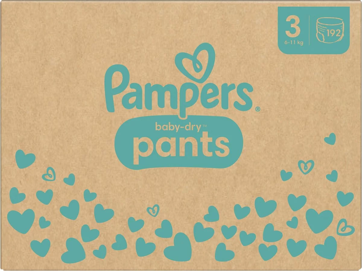 Pampers® Pampers Baby-Dry Pants - Maat 3 (6-11kg) - 192 Luierbroekjes - Maandbox 13 Pampers® Pampers Baby-Dry Pants - Maat 3 (6-11kg) - 192 Luierbroekjes - Maandbox - Afbeelding 11