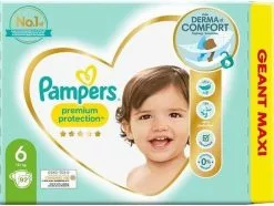 Pampers Katoenen luiers Verkoopwinkel 22 Pampers® Pampers - Premium Protection - Maat 6 - Mega Pack - 92 Luiers