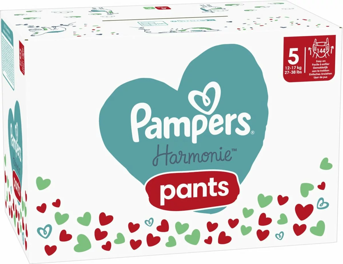 Pampers® Pampers Harmonie Pants Maat 5 - 144 Luierbroekjes - 12kg Tot 17kg - Maandbox 6 Pampers® Pampers Harmonie Pants Maat 5 - 144 Luierbroekjes - 12kg Tot 17kg - Maandbox - Afbeelding 4