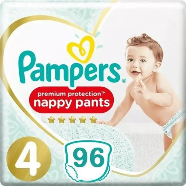 Pampers® Pampers Premium Protection Active Fit Pants Maat 4 - 96 Luierbroekjes Voordeelverpakking 4 Pampers® Pampers Premium Protection Active Fit Pants Maat 4 - 96 Luierbroekjes Voordeelverpakking - Afbeelding 2