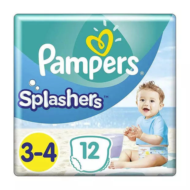 Pampers® Pampers Zwemluiers - Splashers Maat 3-4 Carrypack 12 Stuks 3 Pampers® Pampers Zwemluiers - Splashers Maat 3-4 Carrypack 12 Stuks