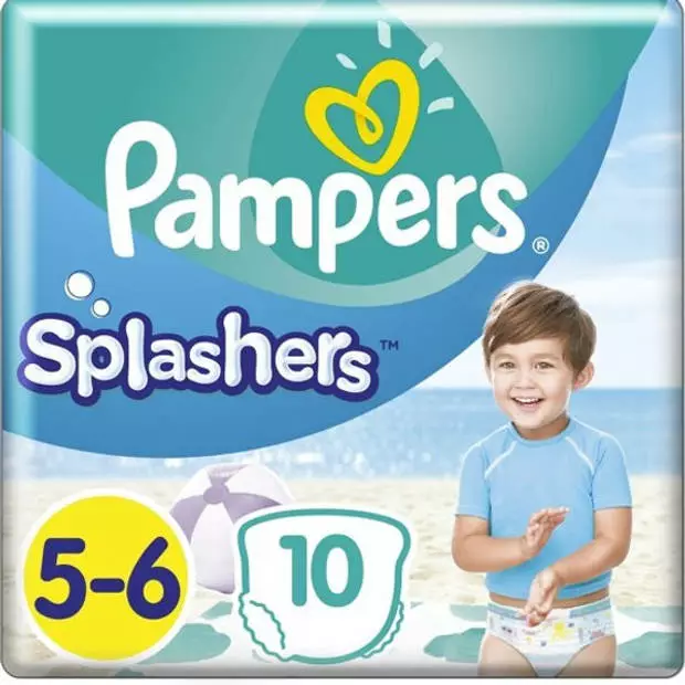 Pampers® Pampers Splashers Maat 5/6 -10 Zwemluiers 3 Pampers® Pampers Splashers Maat 5/6 -10 Zwemluiers