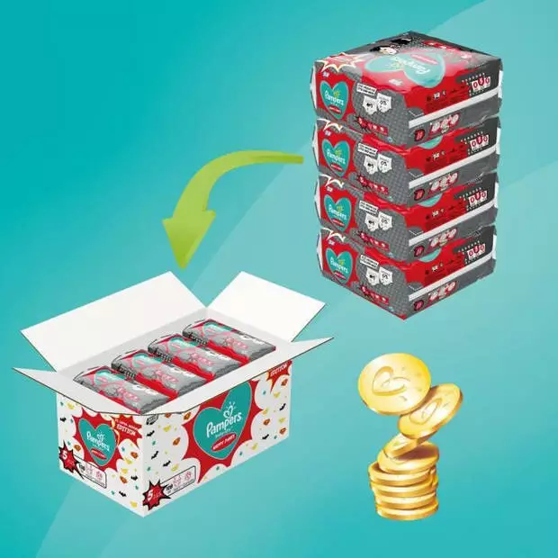 Pampers® PAMPERS Baby-Dry Broek Maat 5 - 27 Slipjes - 1 Maandverpakking 5 Pampers® PAMPERS Baby-Dry Broek Maat 5 - 27 Slipjes - 1 Maandverpakking - Afbeelding 3