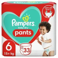 Pampers® Pampers Baby-Dry Pants Luiers Maat 6, 33 Slipjes