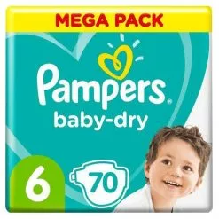 Pampers® Pampers Baby-Dry Maat 6, 70 Luiers