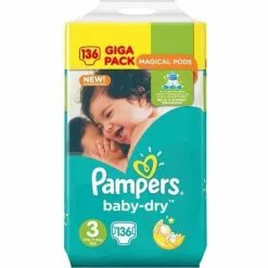 Pampers® Pampers Baby-Dry Maat 3 -136 Luiers 9 Pampers® Pampers Baby-Dry Maat 3 -136 Luiers -Pampers Katoenen luiers Verkoopwinkel 3555937 c1273da1