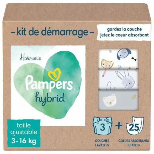 Pampers® PAMPERS Hybride Wasbare Luierset Voor Baby's X15 6 Pampers® PAMPERS Hybride Wasbare Luierset Voor Baby's X15 -Pampers Katoenen luiers Verkoopwinkel 3582104 dcdfdff9