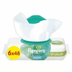 Pampers® Pampers - Harmonie Aqua - Billendoekjes - 288 Doekjes - 6 X 48