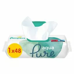 Pampers® Pampers - Aqua Pure - Billendoekjes - 48 Doekjes - 1 X 48