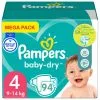 Pampers® Pampers - Baby Dry - Maat 4 - Mega Pack - 94 Luiers - 9/14 KG