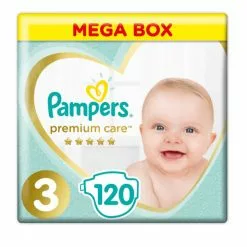Pampers® Pampers - Premium Care - Maat 3 - Mega Pack - 120 Luiers -Pampers Katoenen luiers Verkoopwinkel 3740085 c31ad481