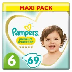 Pampers® Pampers - Premium Protection - Maat 6 - Mega Pack - 69 Luiers -Pampers Katoenen luiers Verkoopwinkel 3793922 729fb34f