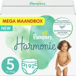 Pampers® Pampers - Harmonie Pure - Maat 5 - Mega Maandbox - 192 Luiers