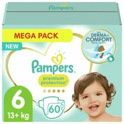 Pampers® Pampers - Premium Protection - Maat 6 - Mega Pack - 60 Luiers -Pampers Katoenen luiers Verkoopwinkel 3887886 baa81c44