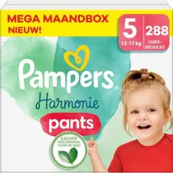 Pampers® Pampers - Harmonie Pants - Maat 5 - Mega Maandbox - 288 Stuks - 12/17 KG