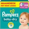 Pampers® Pampers - Baby Dry - Maat 4+ - Mega Maandbox - 258 Stuks - 10/15 KG