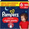 Pampers® Pampers - Baby Dry Night Pants - Maat 6 - Mega Maandbox - 180 Stuks - 15+ KG