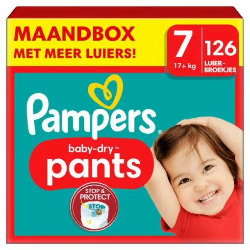 Pampers® Pampers - Baby Dry Pants - Maat 7 - Maandbox - 126 Stuks - 17+ KG 8 Pampers® Pampers - Baby Dry Pants - Maat 7 - Maandbox - 126 Stuks - 17+ KG -Pampers Katoenen luiers Verkoopwinkel 3946991 8842e4e1