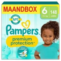 Pampers® Pampers - Premium Protection - Maat 6 - Maandbox - 148 Luiers - 13KG