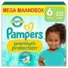 Pampers® Pampers - Premium Protection - Maat 6 - Mega Maandbox - 222 Luiers - 13KG -Pampers Katoenen luiers Verkoopwinkel 3981877 c2d70034