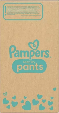 Pampers® Pampers Baby-Dry Pants - Maat 6 (14-19kg) - 138 Luierbroekjes - Maandbox -Pampers Katoenen luiers Verkoopwinkel 621x1200 1