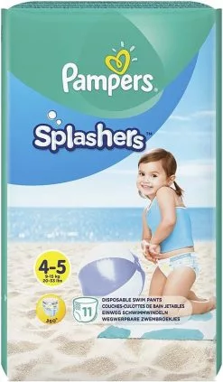 Pampers® PAMPERS SPLASHERS MT4 11ST -Pampers Katoenen luiers Verkoopwinkel 700x1200
