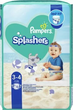Pampers® Pampers Splashers 12 Wegwerpbare Zwemluiers - Maat 3-4
