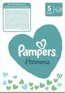 Pampers® Pampers Harmonie Luiers - Maat 5 (11-16kg) - 152 Luiers - Maandbox -Pampers Katoenen luiers Verkoopwinkel 842x1200 1