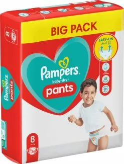 Pampers® Pampers - Baby Dry Pants - Maat 8 - Mega Pack - 36 Luierbroekjes -Pampers Katoenen luiers Verkoopwinkel 910x1200