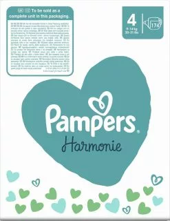 Pampers® Pampers Harmonie Luiers - Maat 4 (9-14kg) - 174 Luiers - Maandbox -Pampers Katoenen luiers Verkoopwinkel 926x1200 1