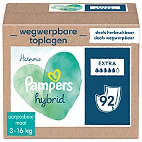 Pampers® Pampers Harmonie Hybrid Wasbare Luier 1 Stuks + 92 Absorberende Wegwerpbare Toplagen