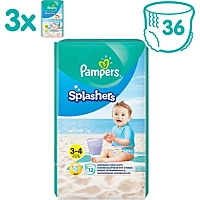 Pampers® Pampers Splashers Wegwerpbare Zwemluiers Maat 3 4 (6 11 Kg) 36 Stuks Voordeelverpakking