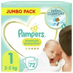 Pampers® Pampers Premium Protection Luiers Maat 1 (2 5 Kg) 72 Stuks