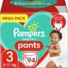 Pampers® Pampers Baby Dry Luierbroekjes Maat 3 (6 11 Kg) 94 Stuks -Pampers Katoenen luiers Verkoopwinkel https3A2F2Fprod.cdn .plein .nl2Fproducten2F1000x10002F1054306