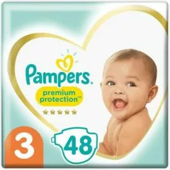 Pampers® 2x Pampers Premium Protection Luiers Maat 3 (6 10 Kg) 48 Stuks