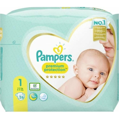 Pampers® 4x Pampers Premium Protection Luiers Maat 1 (2 5kg) 26 Stuks 3 Pampers® 4x Pampers Premium Protection Luiers Maat 1 (2 5kg) 26 Stuks