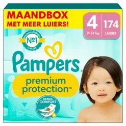 Pampers® Pampers Premium Protection Luiers Maat 4 (9 14 Kg) 174 Stuks