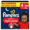 Pampers® Pampers Baby Dry Night Pants Luierbroekjes Maat 4 (9kg 15kg) 180 Stuks