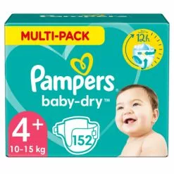 Pampers® Pampers Baby Dry Maandbox Maat 4+ (10 15kg) 152 Luiers