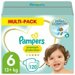 Pampers® Pampers Premium Protection Maandbox Maat 6 (13+ Kg) 120 Luiers