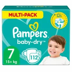 Pampers® Pampers Baby Dry Maandbox Maat 7 (15+ Kg) 112 Luiers